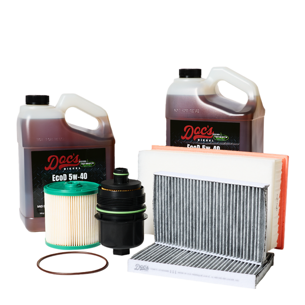 Doc's Jeep 3.0L EcoDiesel 5W-40 Full Synthetic EcoDiesel Oil + Filter Maintenance Kit 2020-2025 Gallons 2