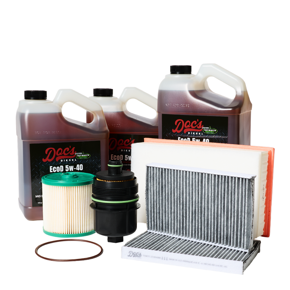 Doc's Jeep 3.0L EcoDiesel 5W-40 Full Synthetic EcoDiesel Oil + Filter Maintenance Kit 2020-2025 Gallons 3