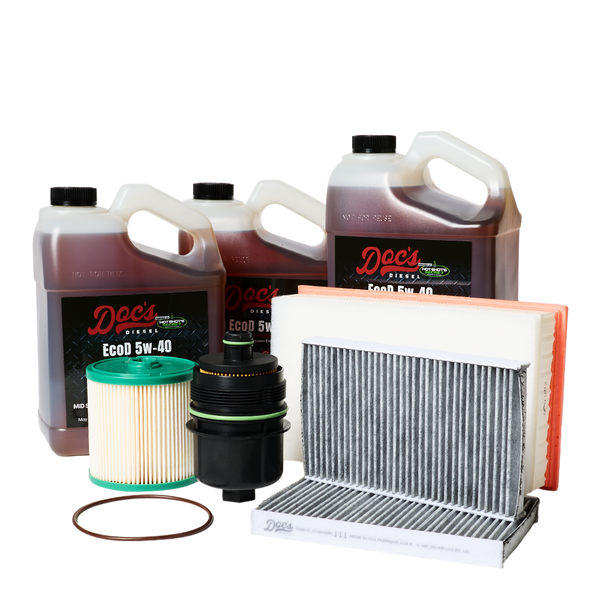 Doc's Jeep 3.0L EcoDiesel 5W-40 Full Synthetic EcoDiesel Oil + Filter Maintenance Kit 2020-2025 Gallons 3