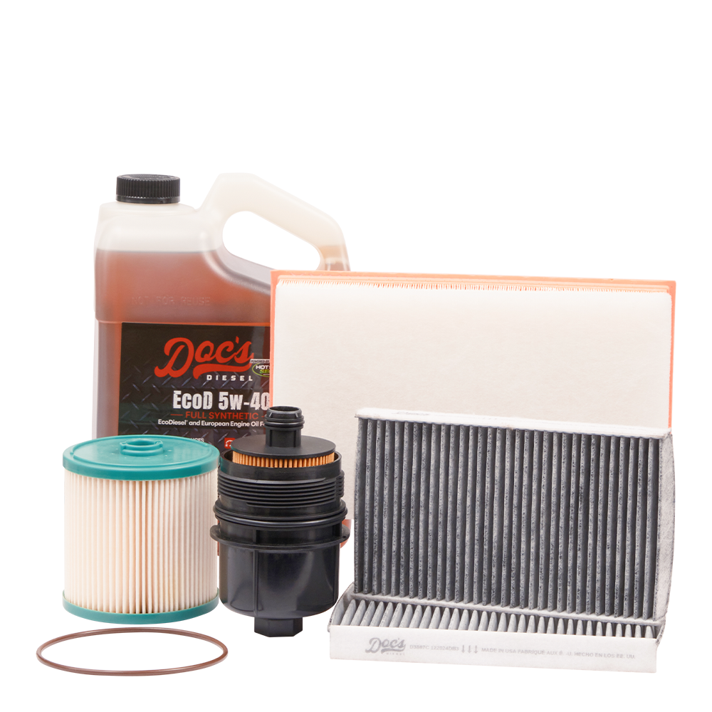 Doc's Jeep 3.0L EcoDiesel 5W-40 Full Synthetic EcoDiesel Oil + Filter Maintenance Kit 2020-2025