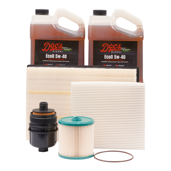 Doc's RAM 1500 3.0L EcoDiesel 5W-40 Full Synthetic EcoDiesel Oil + Filter Maintenance Kit 2020-2025 Gallons 2