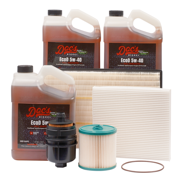 Doc's RAM 1500 3.0L EcoDiesel 5W-40 Full Synthetic EcoDiesel Oil + Filter Maintenance Kit 2020-2025 Gallons 3