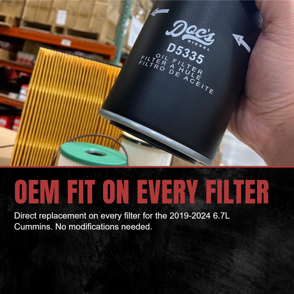 Doc's Diesel Ram 6.7L Cummins Filter Combo Kit 2019-2024