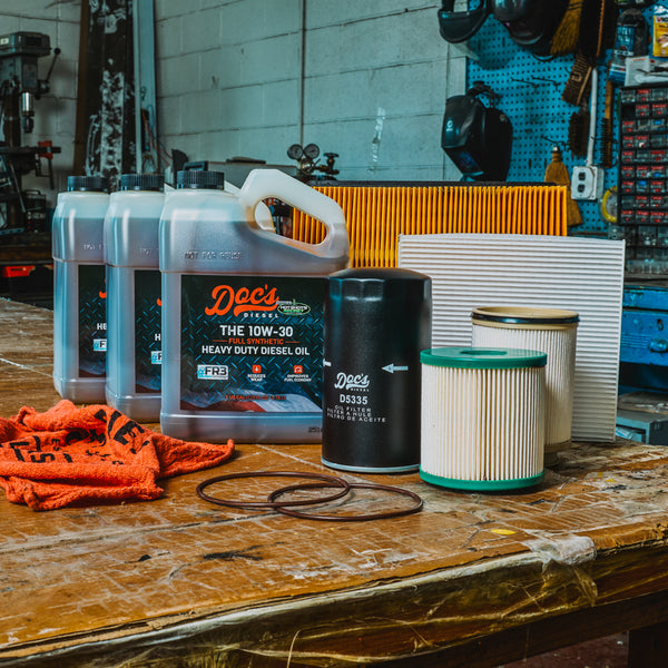 Doc's Diesel RAM 6.7L Cummins 10W-30 Full Synthetic Oil + Filter Maintenance Kit 2019-2024 Lifestyle brand_Hot Shot's