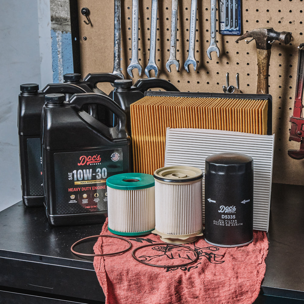 Doc's Diesel RAM 6.7L Cummins 10W-30 Full Synthetic Oil + Filter Maintenance Kit 2019-2024 brand_Doc's Diesel Gallons 4