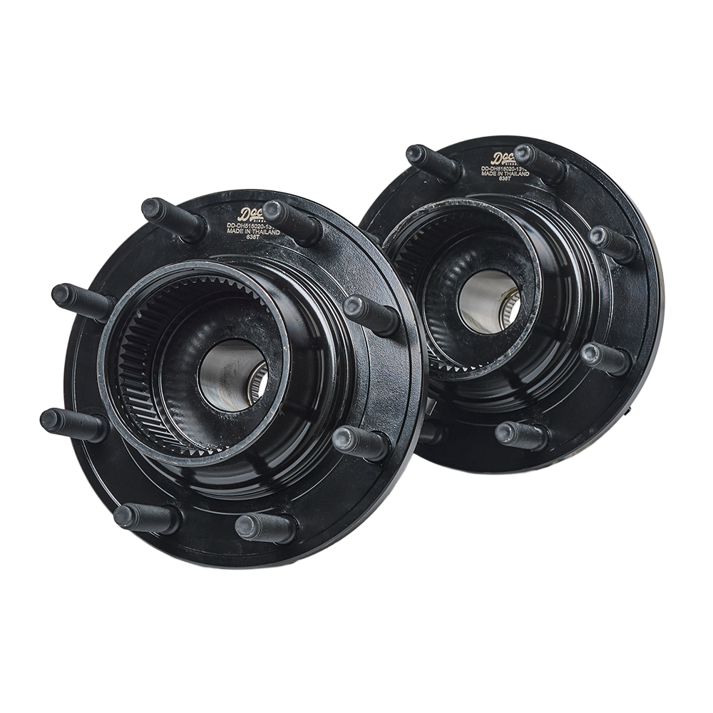 Doc's Diesel Ford 6.0L/7.3L Powerstroke 4WD/SRW with Coarse Threaded Lugs Premium E-Coated Front Wheel Hub Assemblies Kit 1999-2004