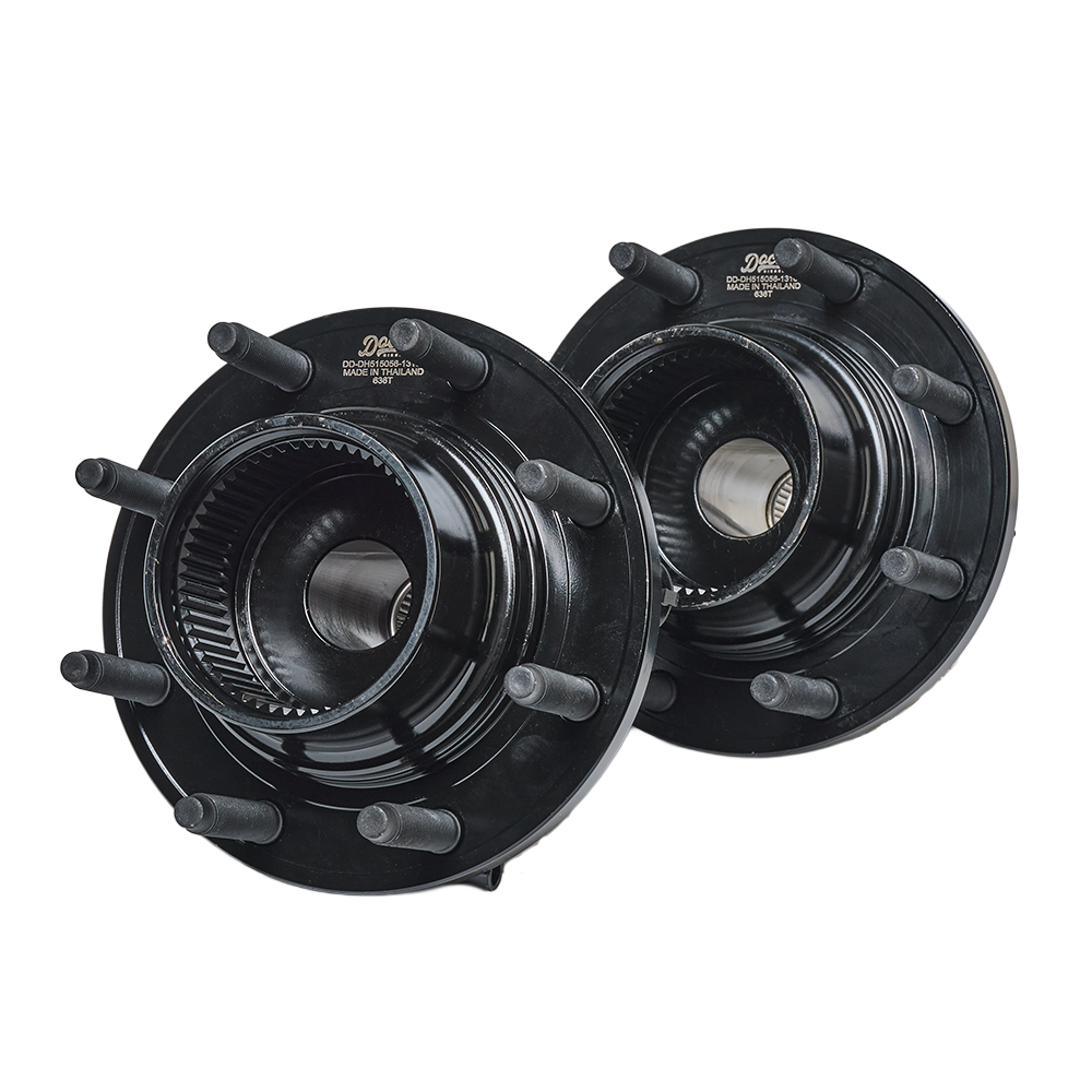 Doc's Diesel Ford 6.0L/7.3L Powerstroke 4WD/DRW with Fine Threaded Lugs Premium E-Coated Front Wheel Hub Assemblies Kit 1999-2004