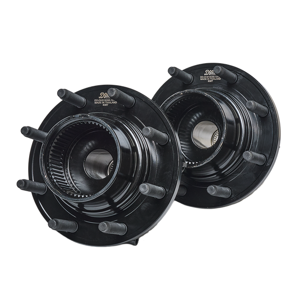 Doc's Diesel Ford 6.0L/7.3L Powerstroke 4WD/DRW with Fine Threaded Lugs Premium E-Coated Front Wheel Hub Assemblies Kit 1999-2004