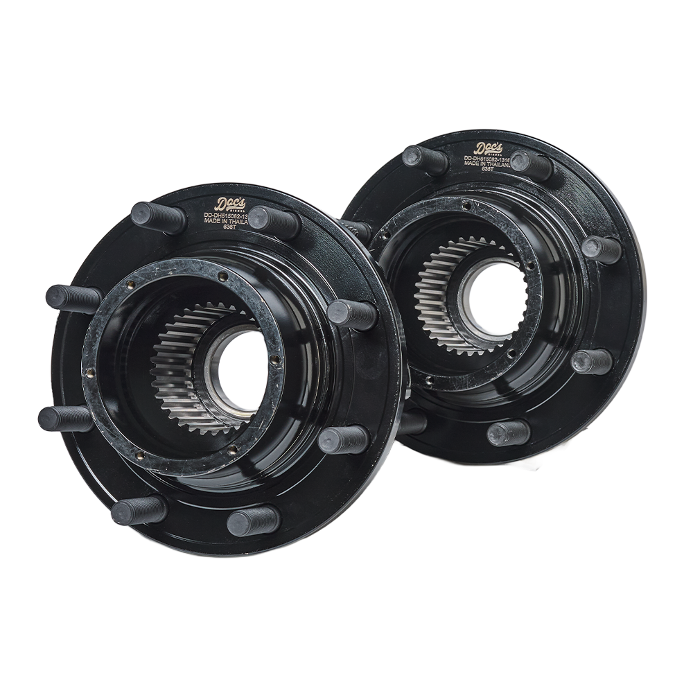 Doc's Diesel Ford 6.0L/6.4L Powerstroke 4WD Premium E-Coated Front Wheel Hub Assemblies Kit 2005-2010