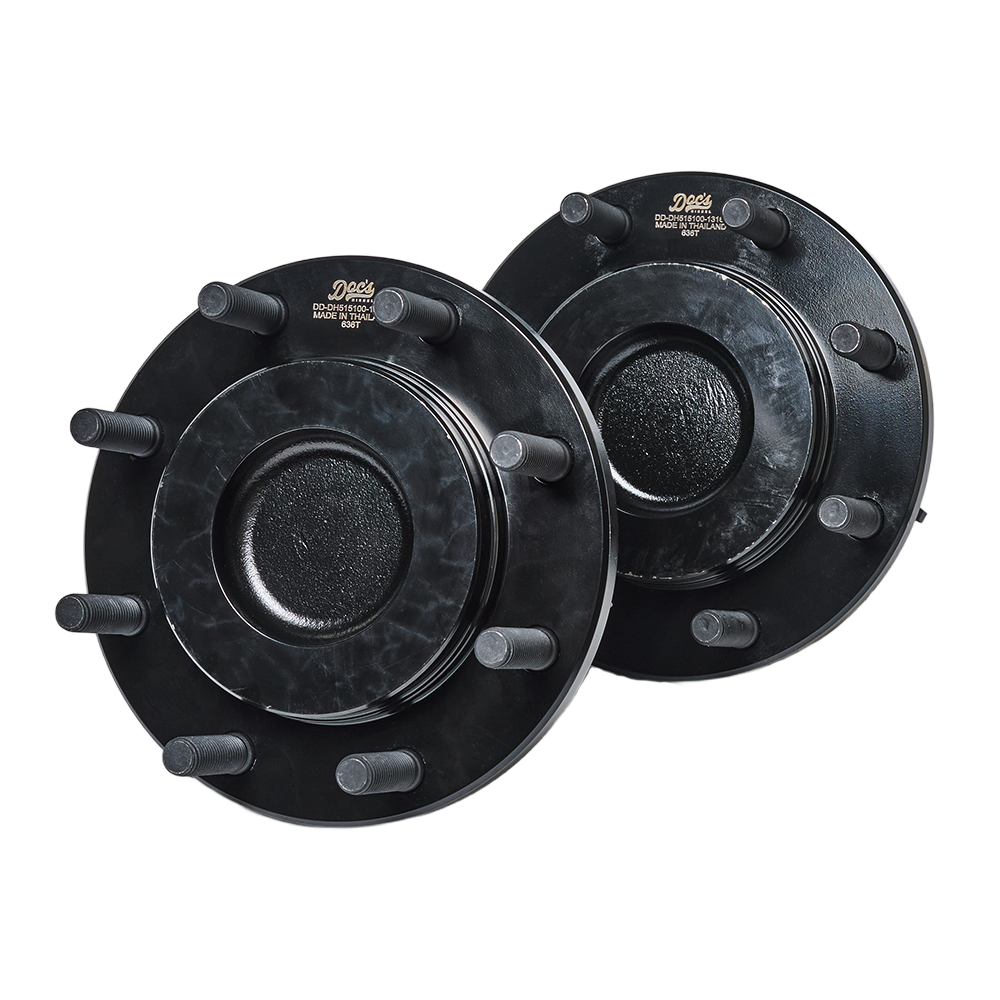 Doc's Diesel Ford 6.0L/7.3L Powerstroke RWD Premium E-Coated Front Wheel Hub Assemblies Kit 1999-2004