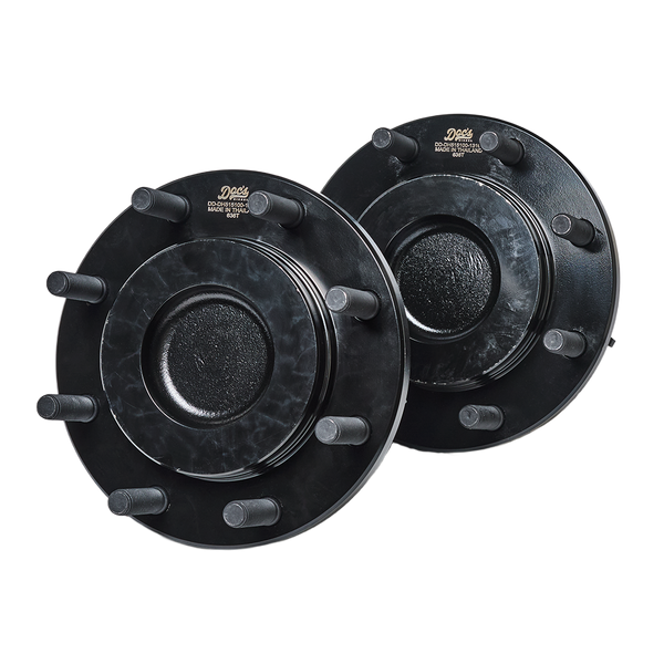 Doc's Diesel Ford 6.0L/7.3L Powerstroke RWD Premium E-Coated Front Wheel Hub Assemblies Kit 1999-2004