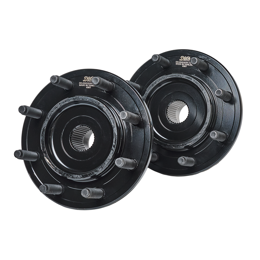Doc's Diesel Dodge RAM 5.9L/6.7L Cummins 4WD Premium E-Coated Front Wheel Hub Assemblies Kit 2006-2008