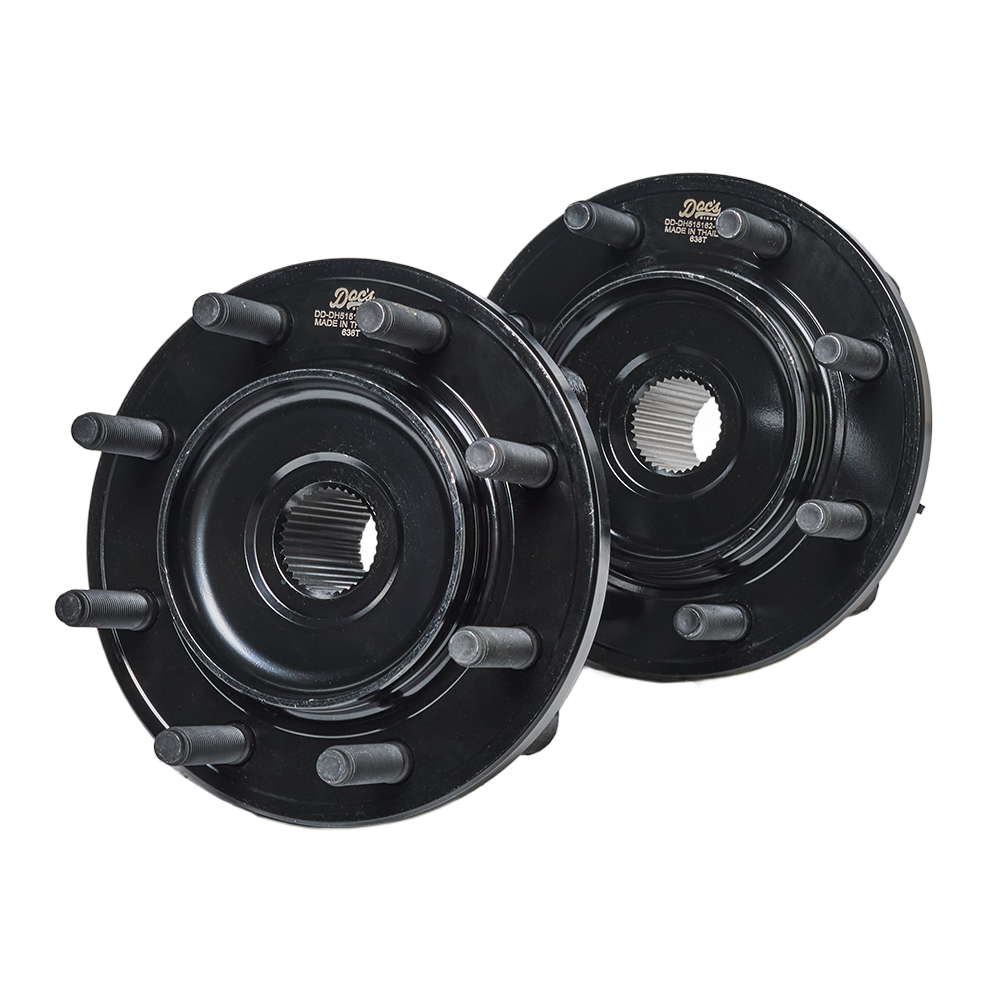 Doc's Diesel RAM 6.7L Cummins 2WD/4WD Premium E-Coated Front Wheel Hub Assemblies Kit 2013-2018
