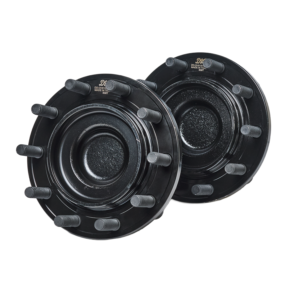 Doc's Diesel Ford 6.7L Powerstroke RWD Premium E-Coated Front Wheel Hub Assemblies Kit 2017-2023