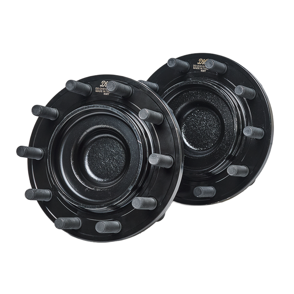 Doc's Diesel Ford 6.7L Powerstroke RWD Premium E-Coated Front Wheel Hub Assemblies Kit 2017-2023