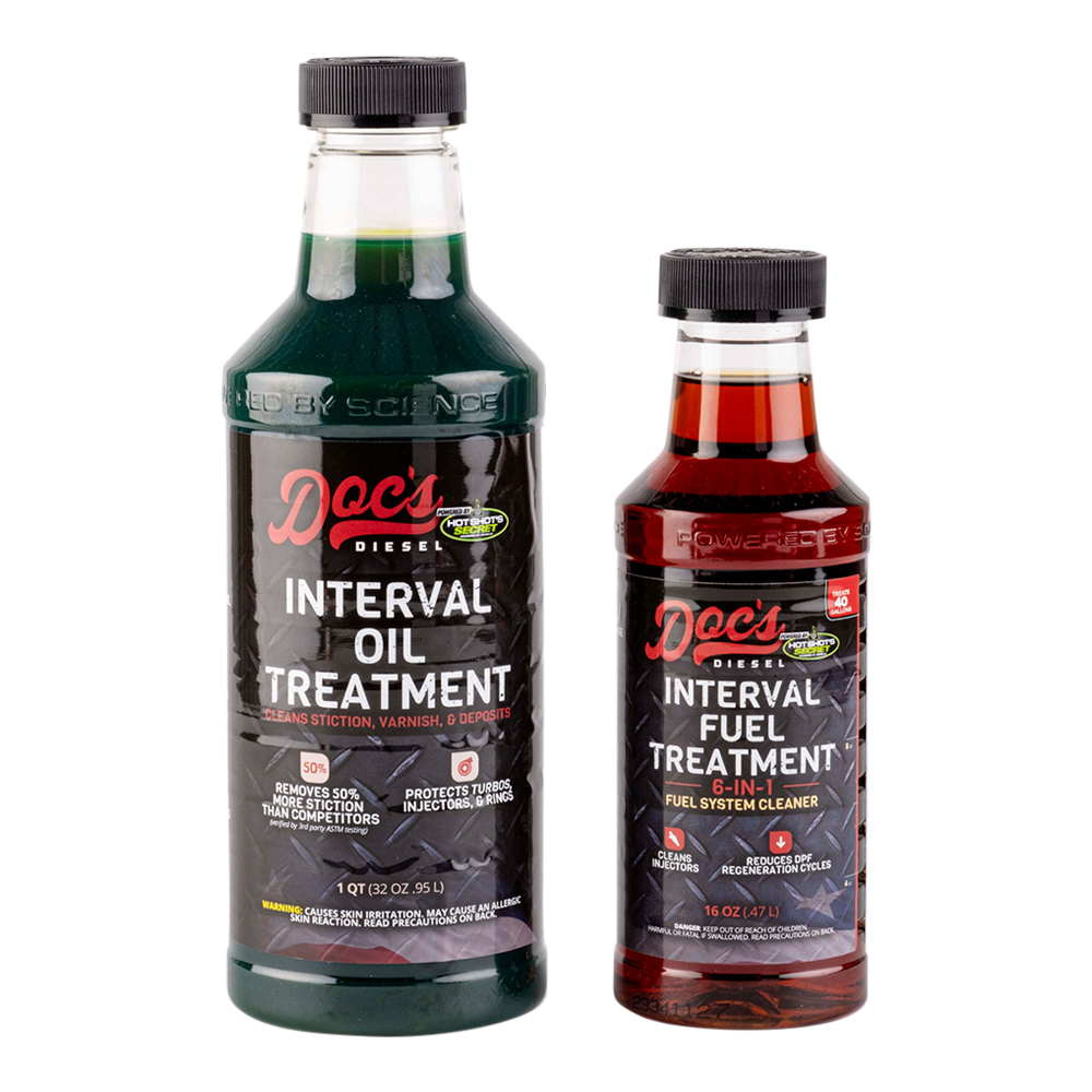 Doc's Diesel x Hot Shot's Secret Interval Diesel Fuel + Oil Treatment Pack