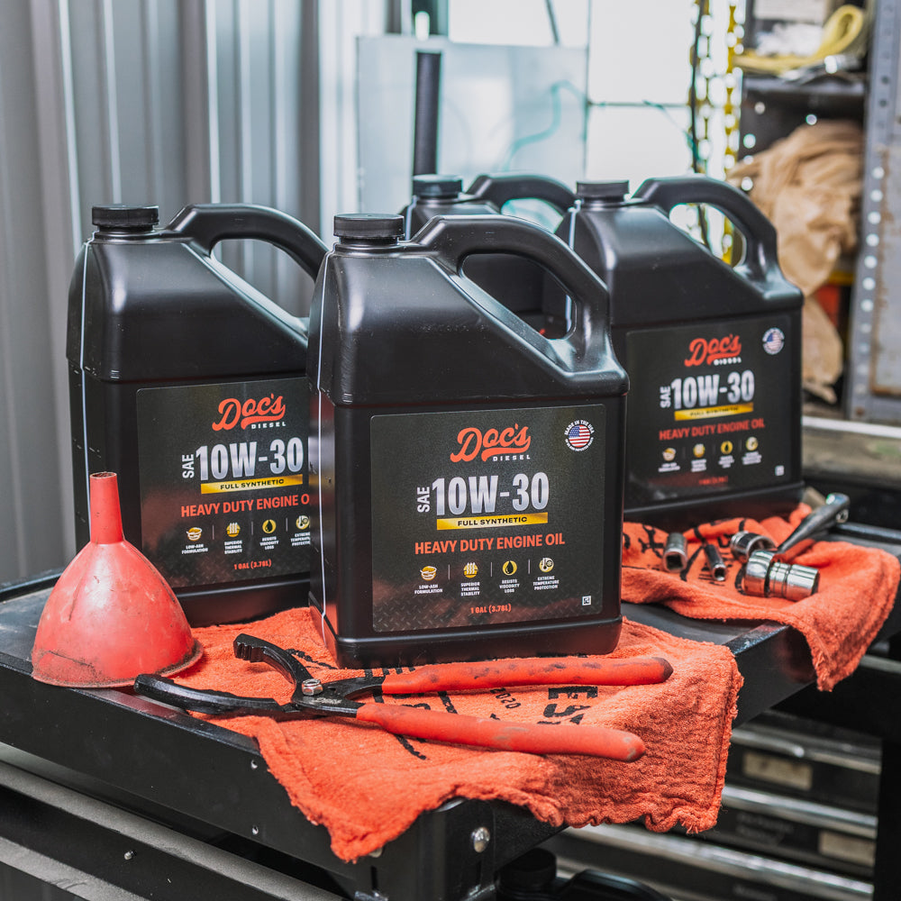Doc's Diesel The 10W-30 Full Synthetic Heavy Duty Diesel Oil Lifestyle brand_Doc's Diesel Gallons 4