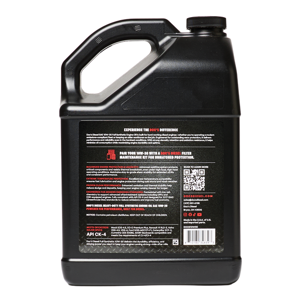 Doc's Diesel The 10W-30 Full Synthetic Heavy Duty Diesel Oil brand_Doc's Diesel