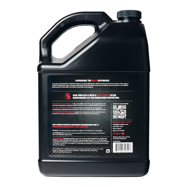 1161995 Doc's Diesel The ATF+4 DEXRON III/MERCON V Automatic Transmission Fluid