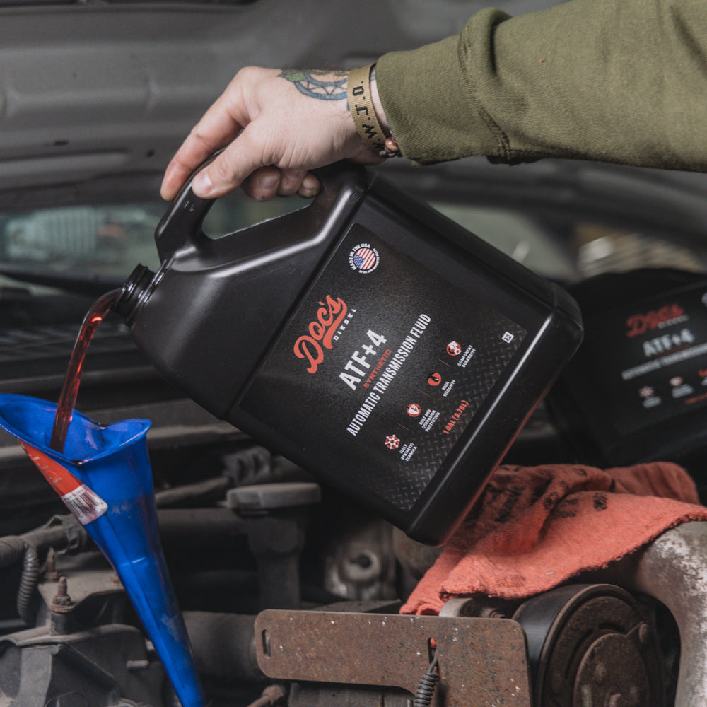 Doc's Diesel The ATF+4 DEXRON III/MERCON V Automatic Transmission Fluid Lifestyle brand_Doc's Diesel