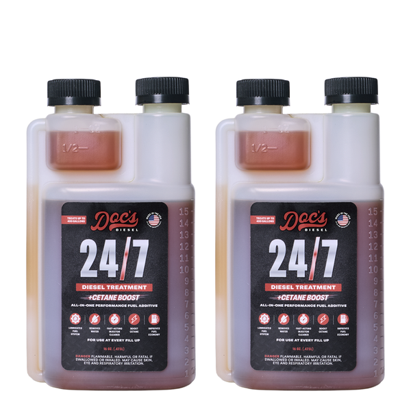 Doc's Diesel 24/7 Diesel Treatment + Cetane Boost 2-Pack size_16oz (Quantity 2)
