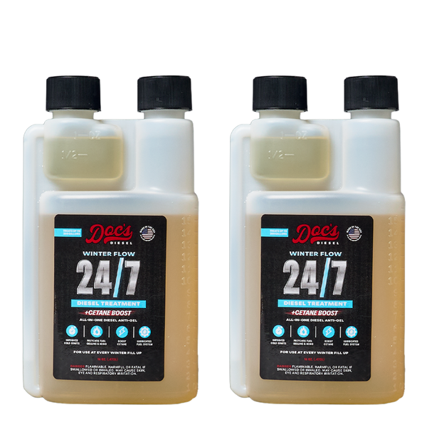Doc's Diesel Winter Flow 24/7 Diesel Treatment + Cetane Boost 2-Pack (Quantity 2)
