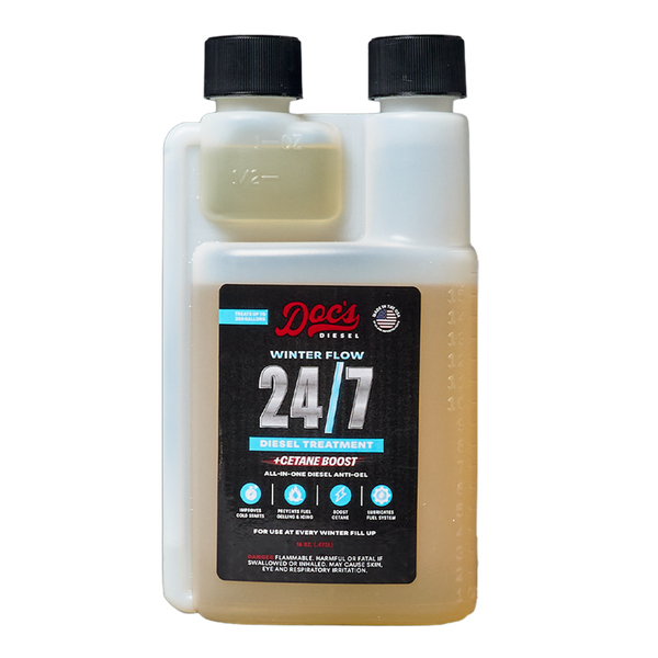 Doc's Diesel Winter Flow 24/7 Diesel Treatment + Cetane Boost (Quantity 1)