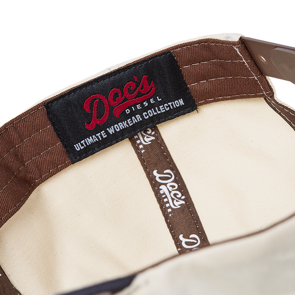 Doc's Diesel Field Camo Hat inside label