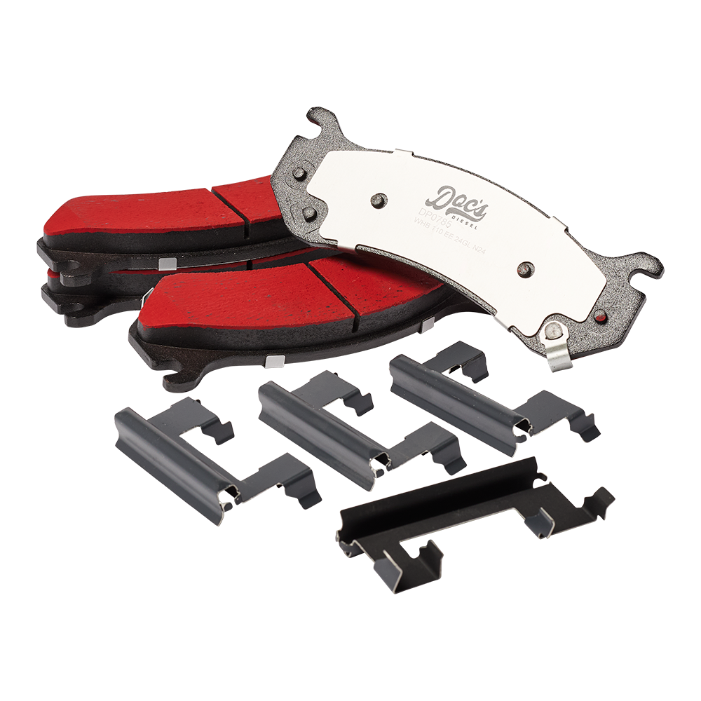 Doc's Diesel Chevrolet/GMC 6.6L Duramax SRW Severe Duty Rear Brake Pads 2001-2010 2500HD, 2004-2010 3500HD