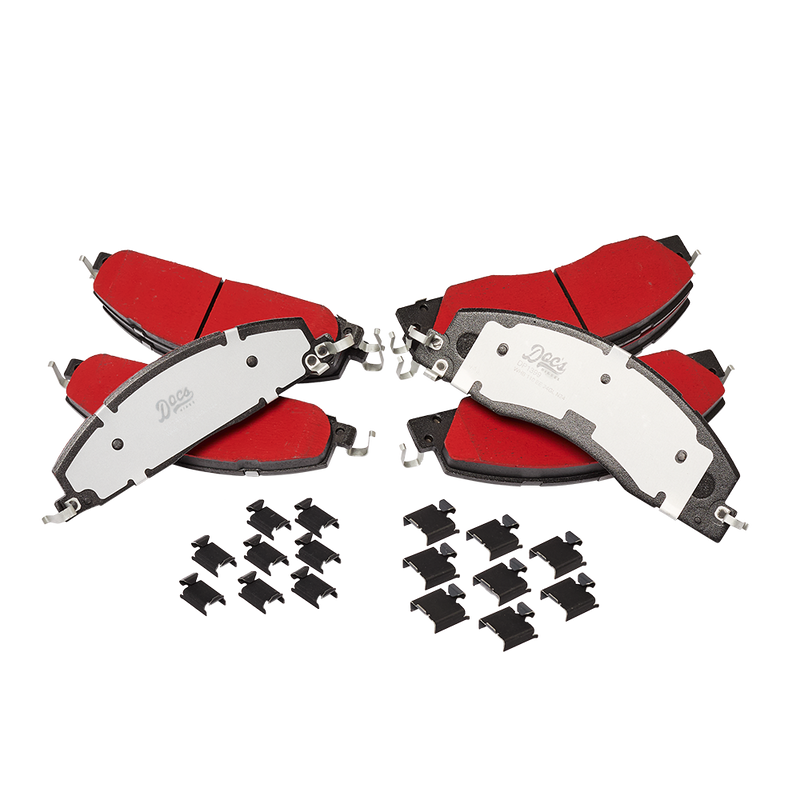 Doc's Diesel RAM 6.7L Cummins Severe Duty Front and Rear Brake Pads Kit 2009-2018 Silver