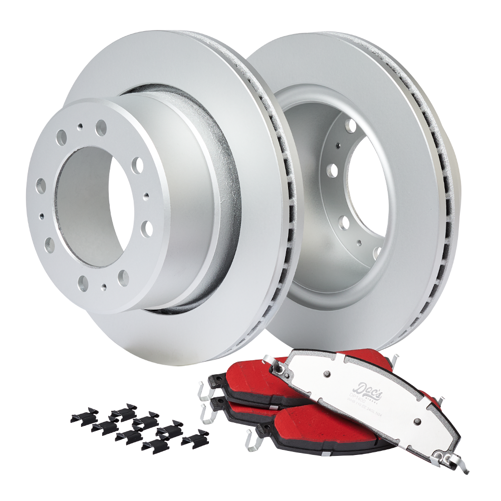 Doc's Diesel RAM 6.7L/5.9L Cummins Rear Brake Pads and Rotors Kit 2009-2018