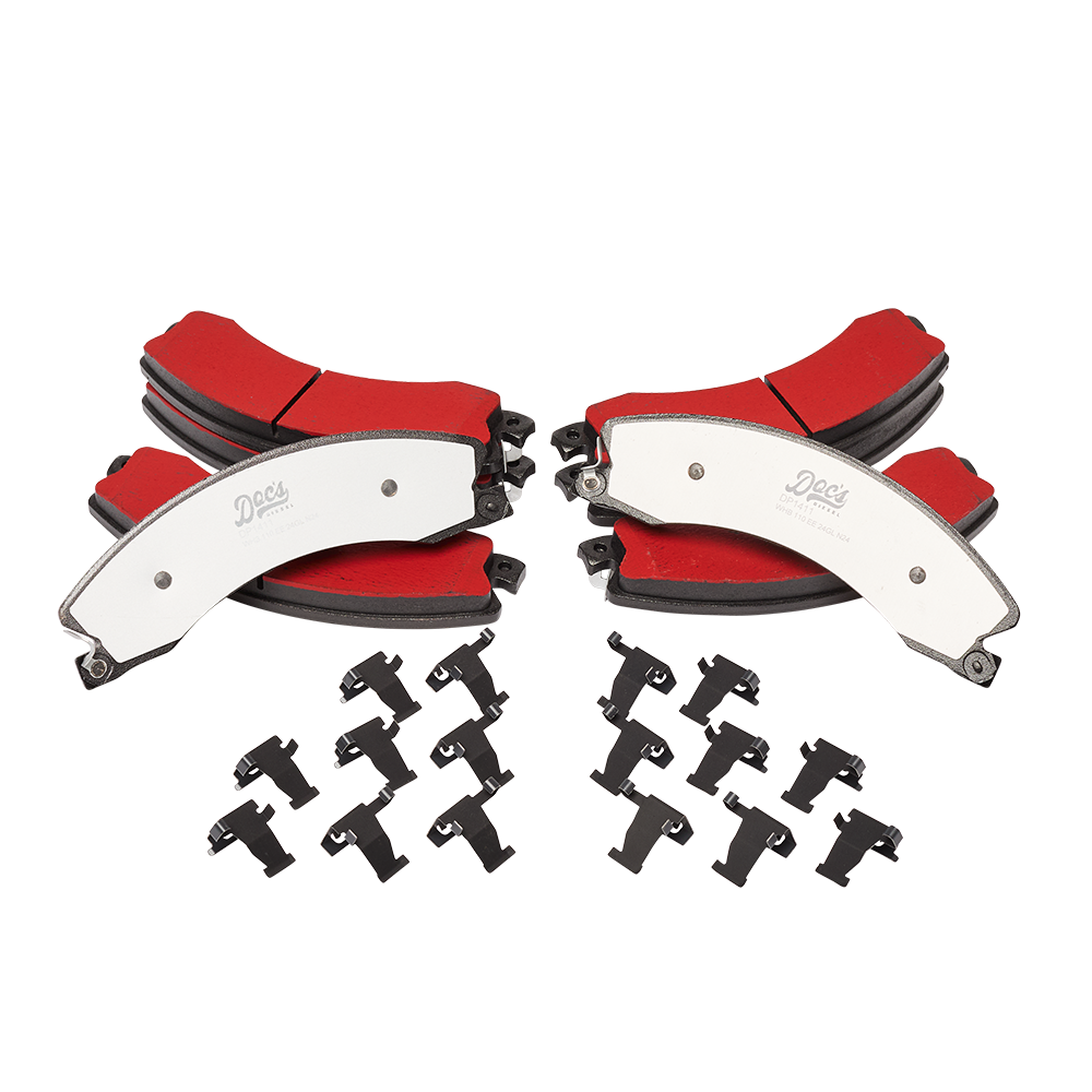 Doc's Diesel Chevrolet/GMC 6.6L Duramax Severe Duty Front and Rear Brake Pads Kit 2011-2019