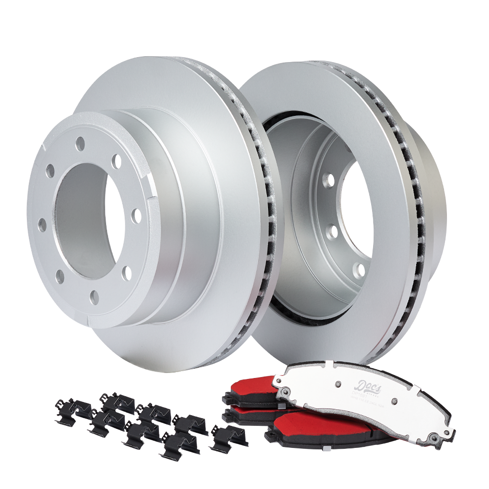 Doc's Diesel Ford 6.7L Powerstroke Rear Brake Pads and Rotors Kit 2013-2022