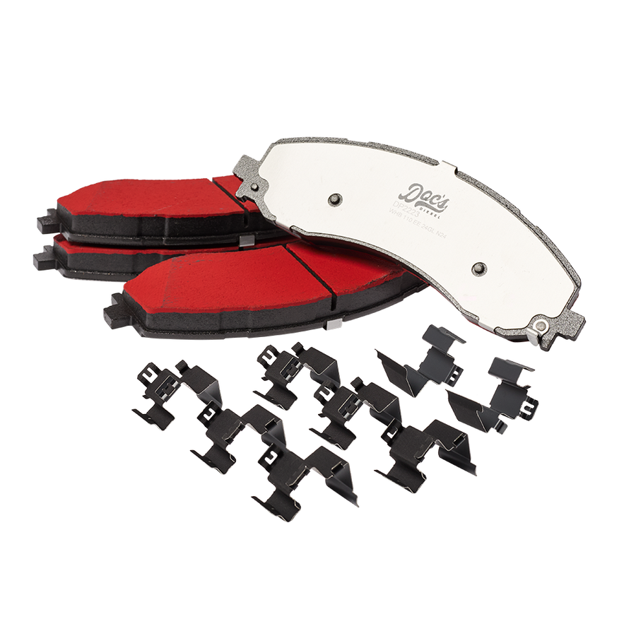 Severe-duty brake pad for Ram 2500/3500 Cummins