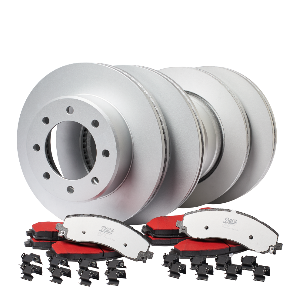 Doc's Diesel RAM 6.7L/5.9L Cummins Front and Rear Brake Pads and Rotors Kit 2019-2023