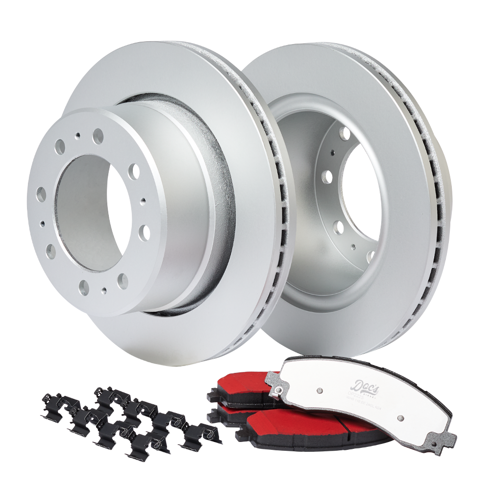 Doc's Diesel RAM 6.7L Cummins SRW Rear Brake Pads and Rotors Kit 2019-2024