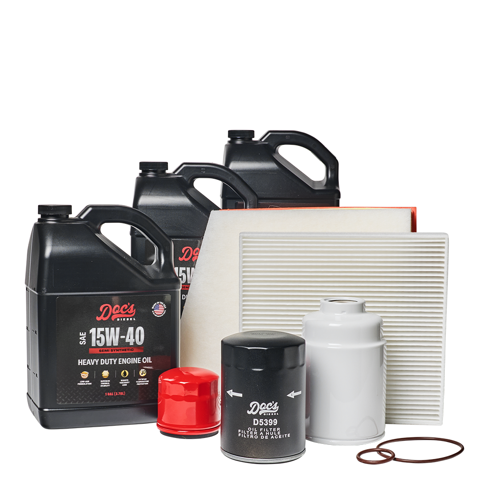 Doc's Diesel Chevrolet/GMC 6.6L Duramax 15W-40 SEMI Synthetic Oil + Filter Maintenance Kit 2014-2016 brand_Doc's Diesel