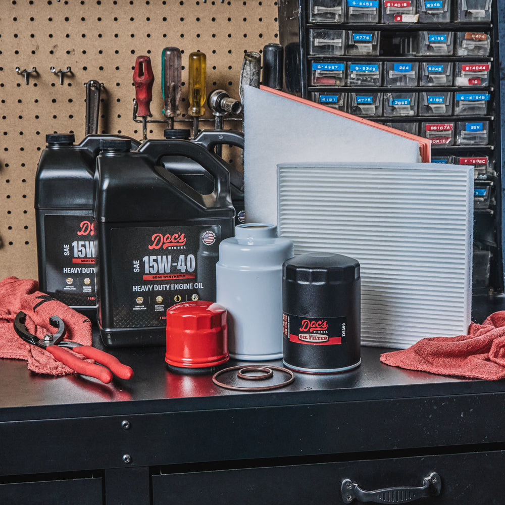 Doc's Diesel Chevrolet/GMC 6.6L Duramax 15W-40 SEMI Synthetic Oil + Filter Maintenance Kit 2014-2016 brand_Doc's Diesel