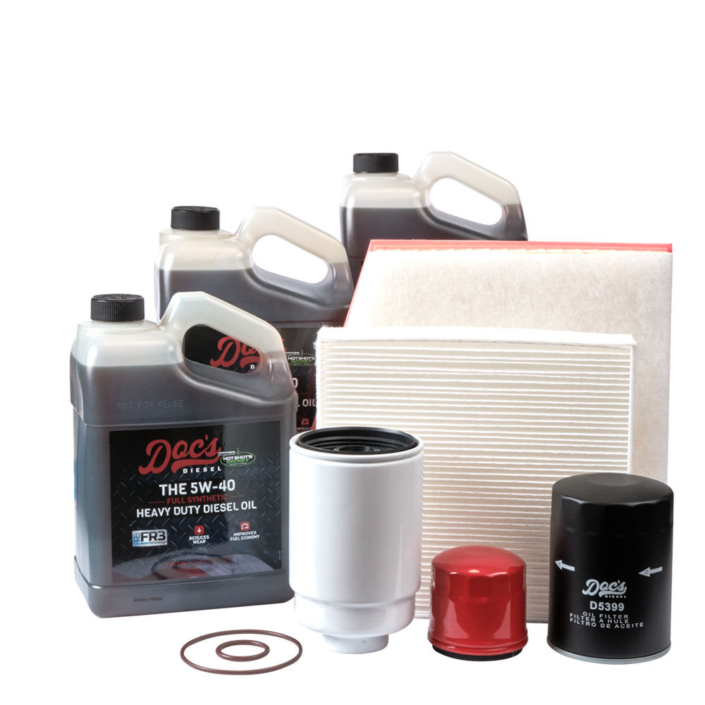 Doc's Diesel Chevrolet/GMC 6.6L Duramax 5W-40 Full Synthetic Oil + Filter Maintenance Kit 2014-2016