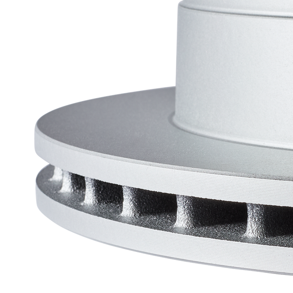 Doc's Diesel Chevrolet/GMC 6.6L Duramax SRW High Carbon Rear Brake Rotor Set 2001-2007 Silverado 2500HD, 2005-2007 Silverado 3500HD, 2001-2006 Sierra 2500HD Detail Silver