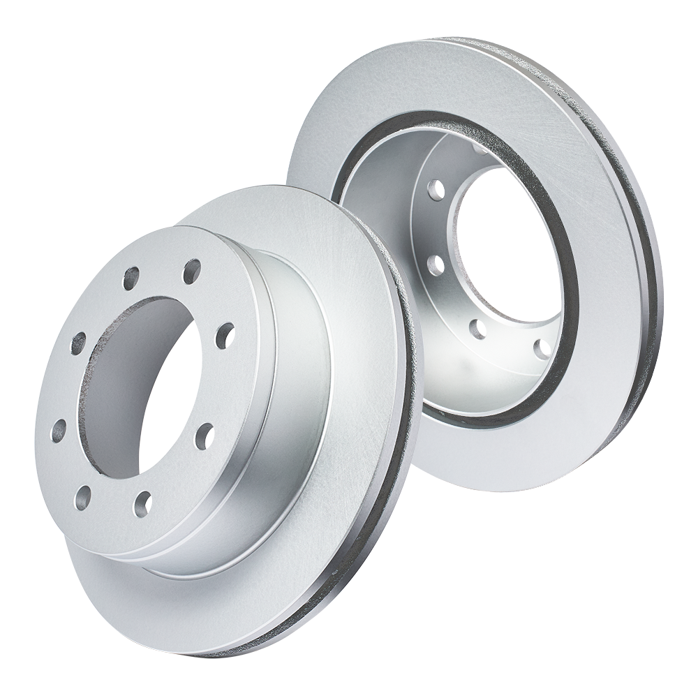 Doc's Diesel Chevrolet/GMC 6.6L Duramax SRW High Carbon Rear Brake Rotor Set 2001-2010 2500HD, 2004-2010 3500HD