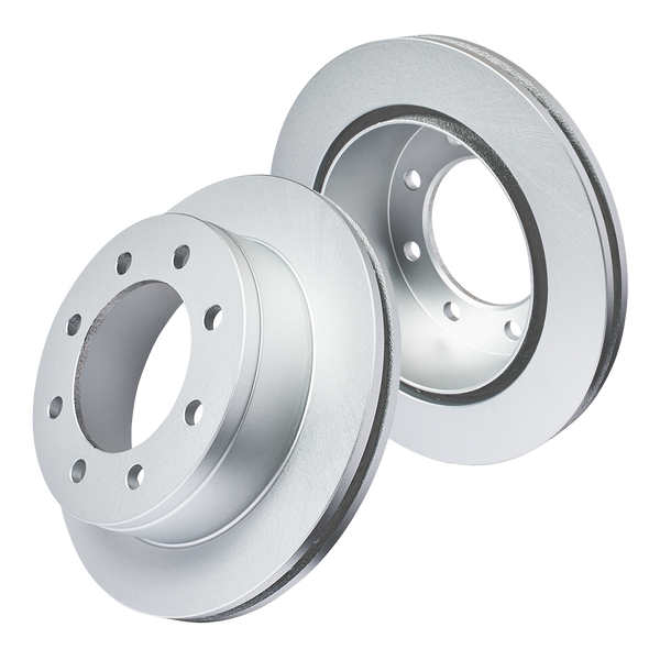 Doc's Diesel Chevrolet/GMC 6.6L Duramax SRW High Carbon Rear Brake Rotor Set 2001-2010 2500HD, 2004-2010 3500HD