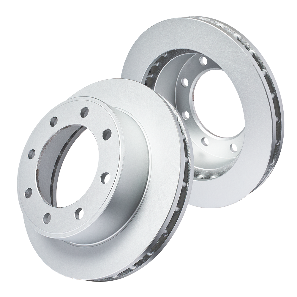 Doc's Diesel Ford 7.3L Powerstroke High Carbon Front Brake Rotor Set 1999-2004