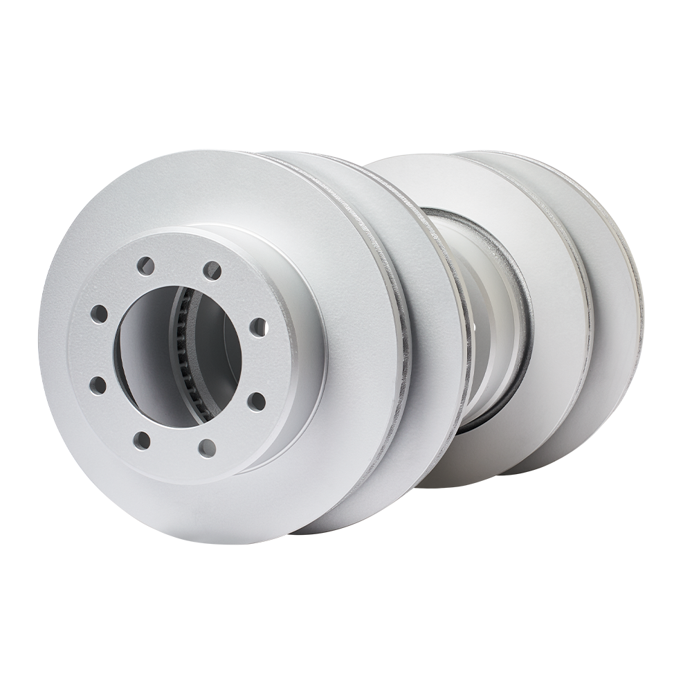 Doc's Diesel RAM 5.9L Cummins High Carbon Front and Rear Brake Rotors Kit 2009-2024 Silver