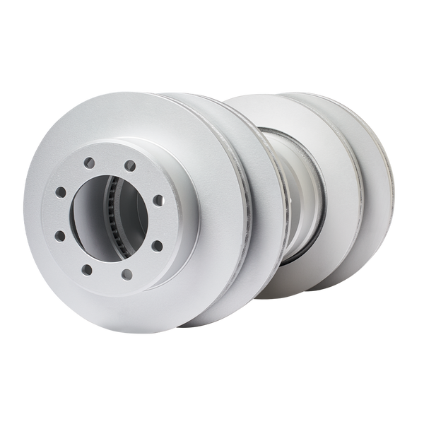 Doc's Diesel RAM 5.9L Cummins High Carbon Front and Rear Brake Rotors Kit 2009-2024 Silver