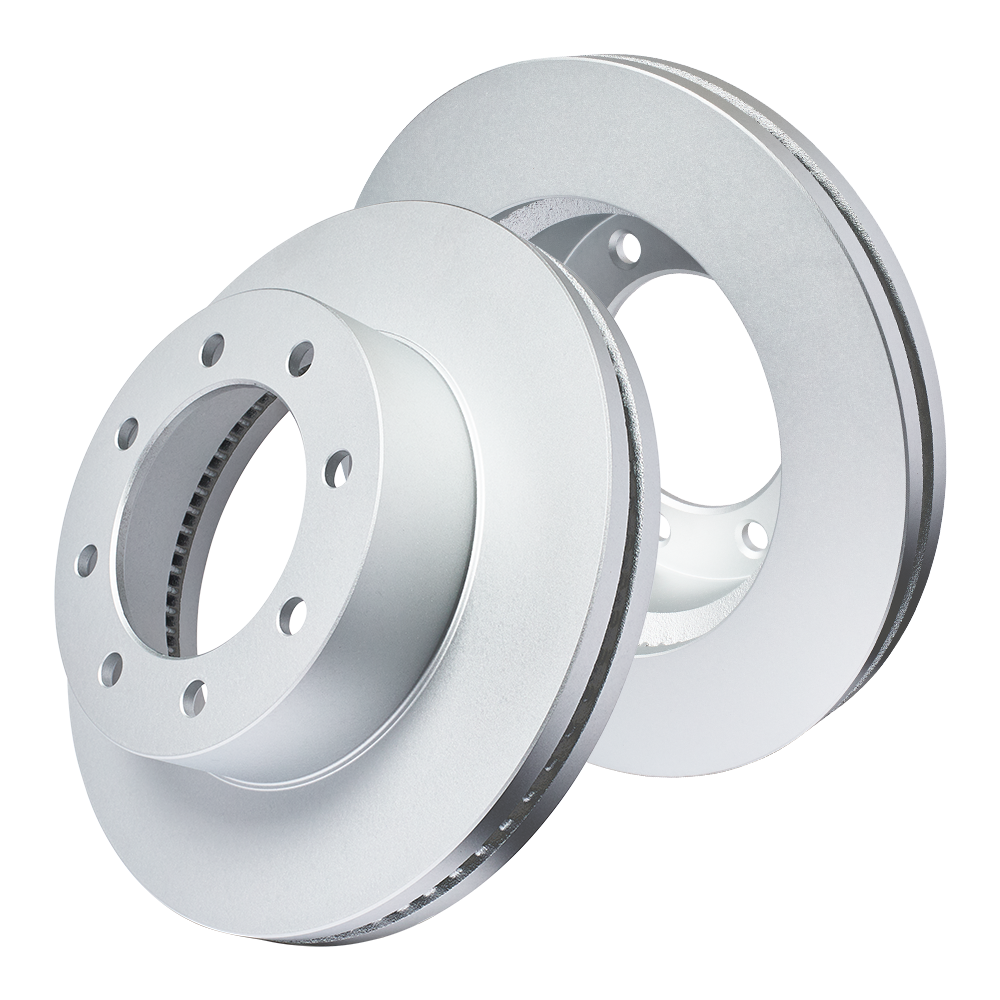 Doc's Diesel Ford 6.7L Powerstroke High Carbon Front Brake Rotor Set 2013-2022