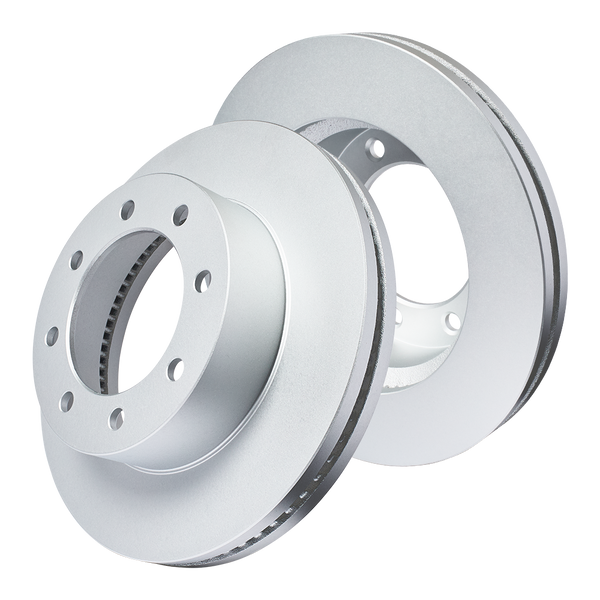 Doc's Diesel Ford 6.7L Powerstroke High Carbon Front Brake Rotor Set 2013-2022