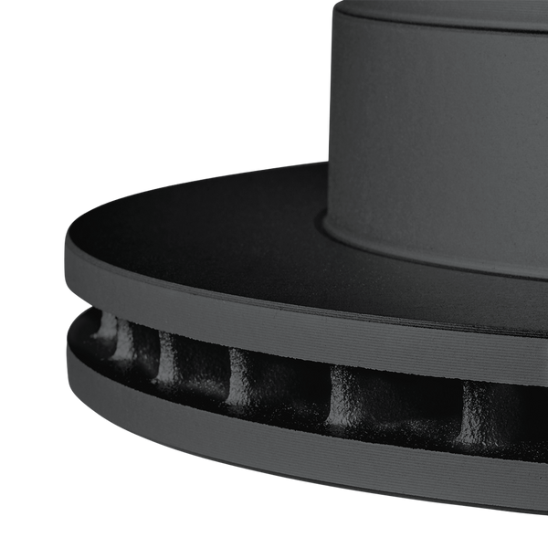 Doc's Diesel Chevrolet/GMC 6.6L Duramax SRW High Carbon Rear Brake Rotor Set 2001-2007 Silverado 2500HD, 2005-2007 Silverado 3500HD, 2001-2006 Sierra 2500HD Detail Black