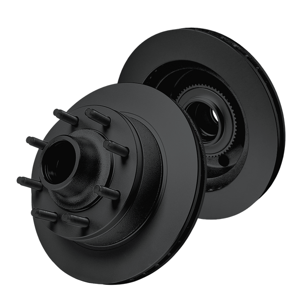 Doc's Diesel Ford 7.3L Powerstroke High Carbon Front Brake Rotor Set 1997-1999 Black