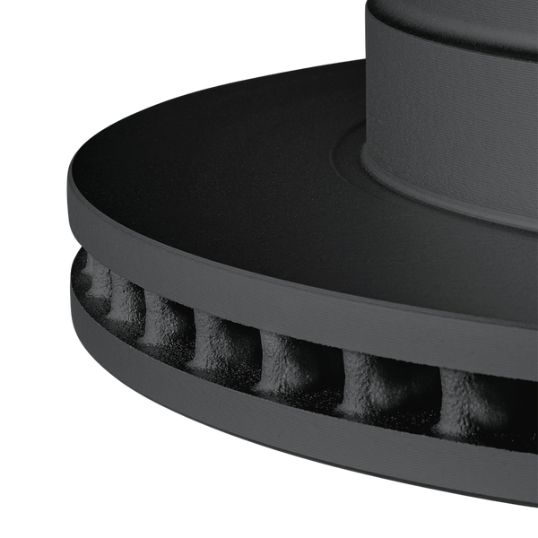 Doc's Diesel Dodge RAM 5.9L Cummins High Carbon Rear Brake Rotor Set 2003-2008 Detail Black